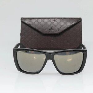 GUCCI Sunglasses Plastic Black Auth
